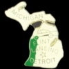 MICHIGAN PIN STATE SHAPE MI PIN